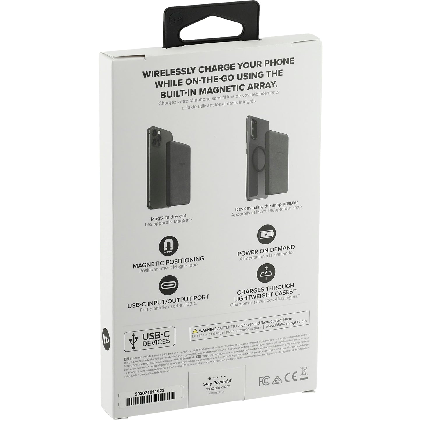 mophie® Snap+ Mini 5000 mAh Wireless Power Bank