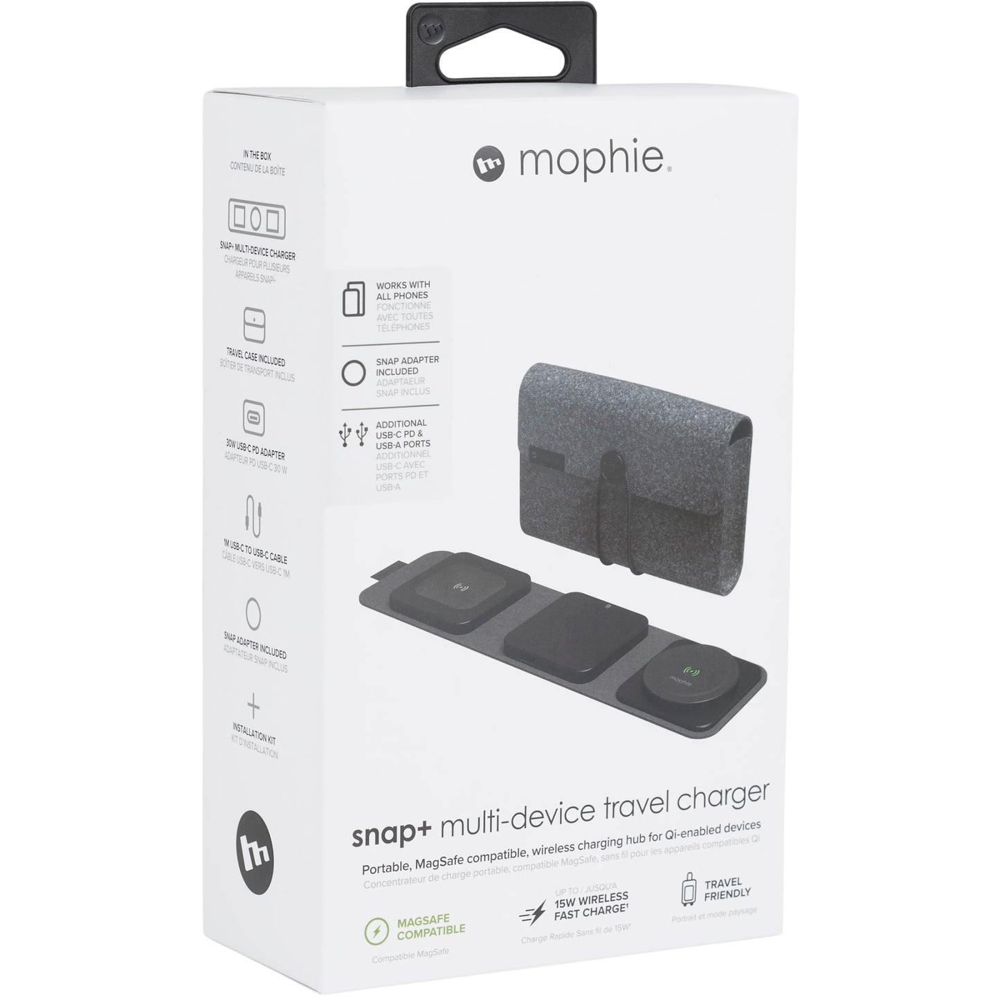 mophie® Snap + Multi-device Travel Charger