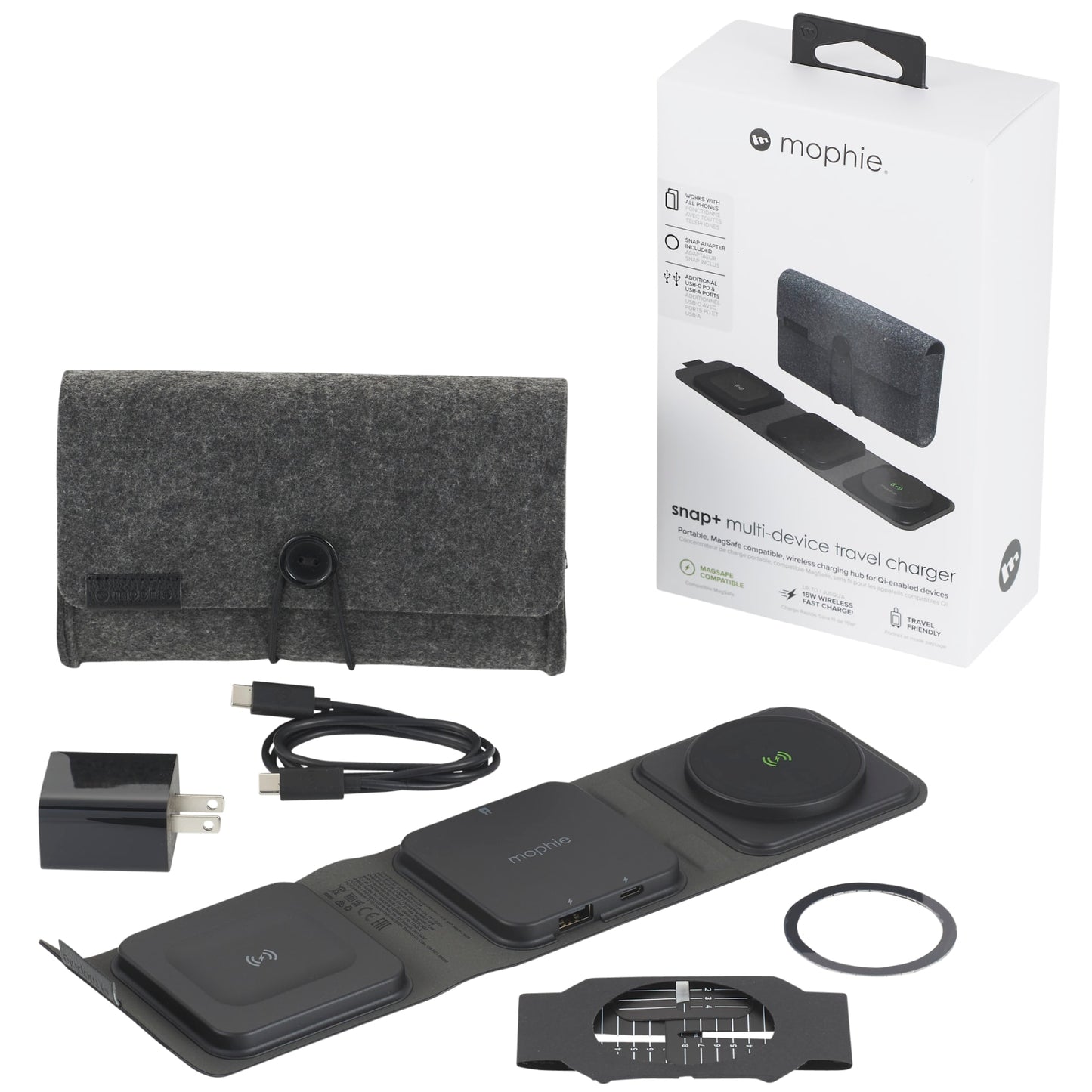 mophie® Snap + Multi-device Travel Charger