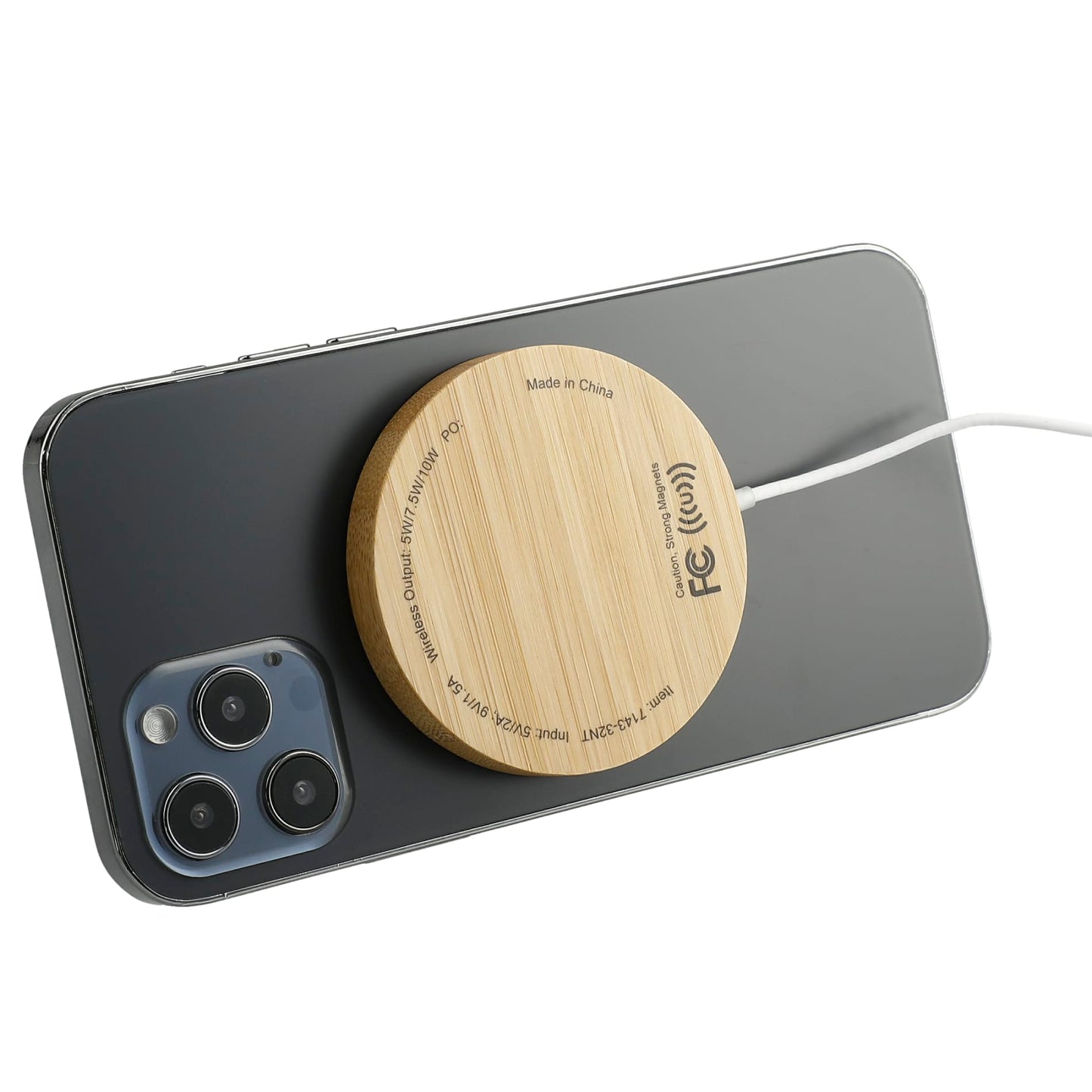 FSC® 100% Bamboo MagClick™ Fast Wireless Pad