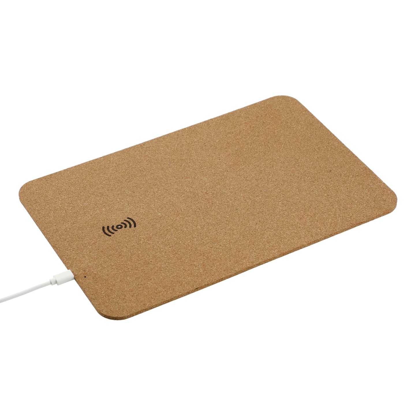 Cork Fast Wireless Charging Mouse Pad