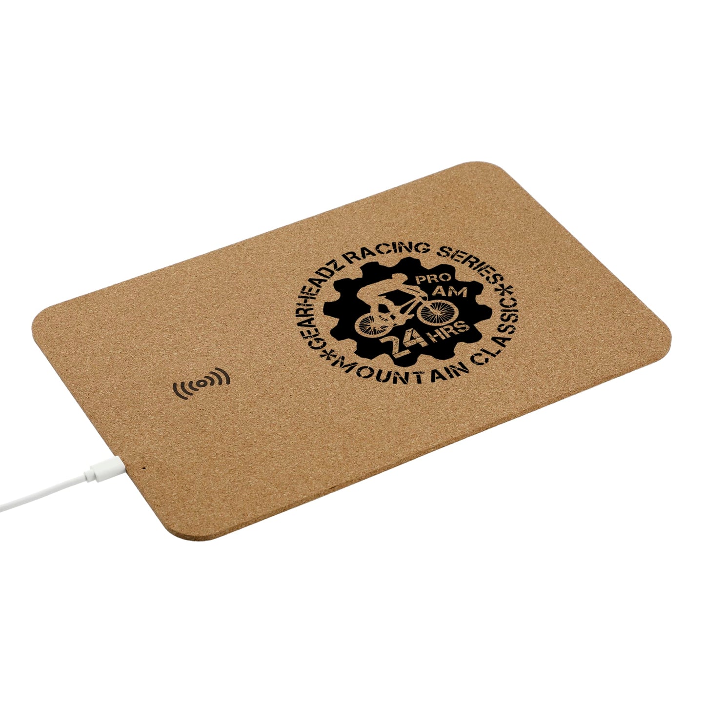 Cork Fast Wireless Charging Mouse Pad