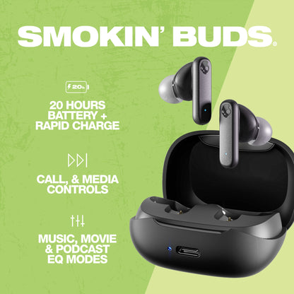 Skullcandy Smokin' Buds True Wireless Earbuds