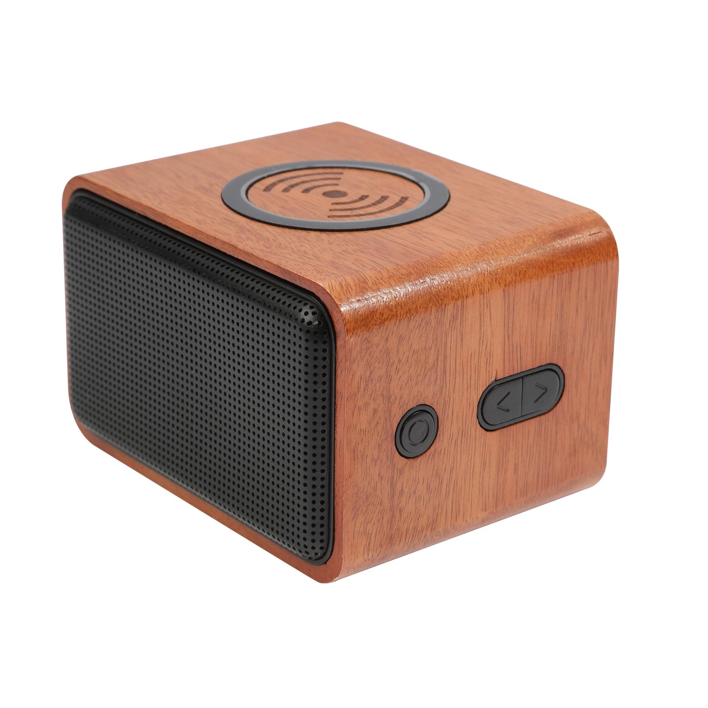 Wood Bluetooth Speaker with Wireless Charging Pad