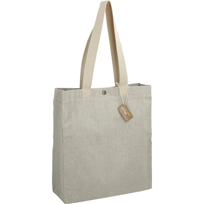 Repose 10oz Recycled Cotton Box Tote w/Snap