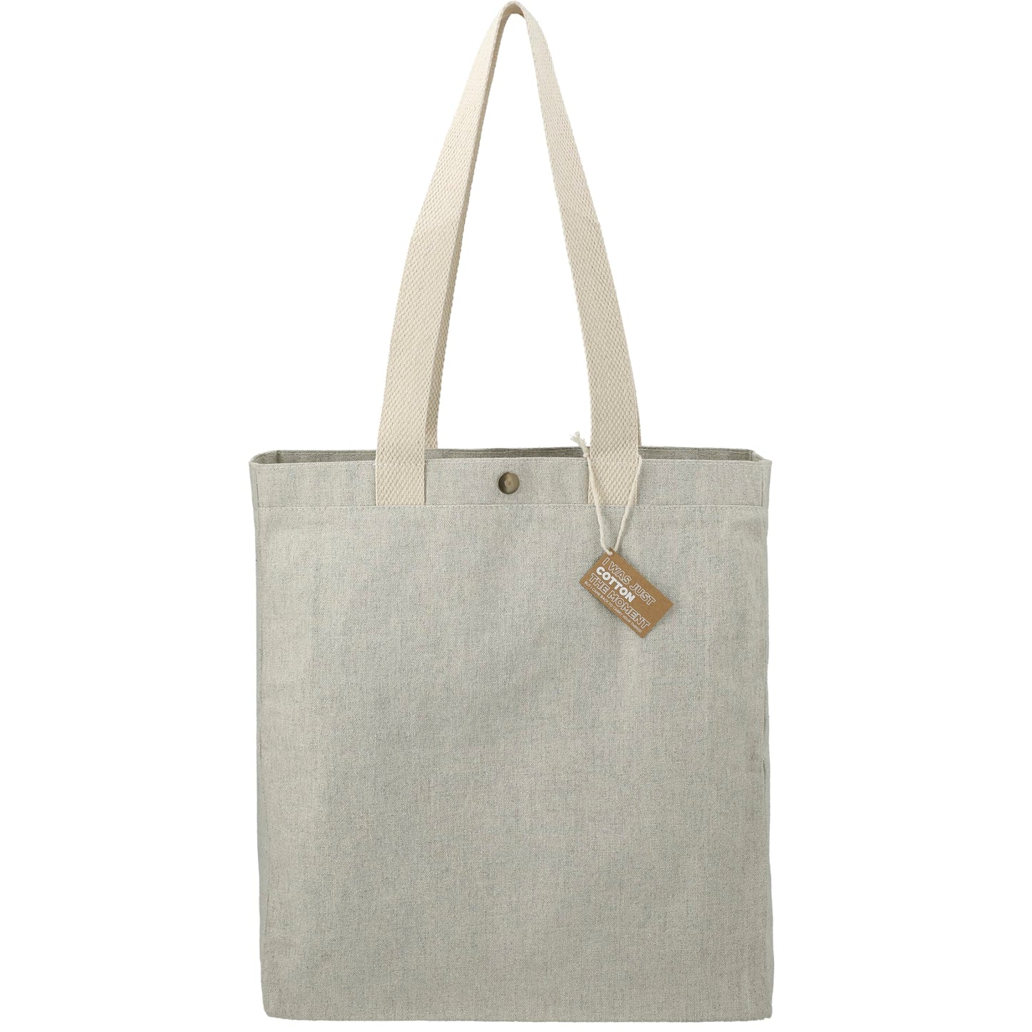 Repose 10oz Recycled Cotton Box Tote w/Snap