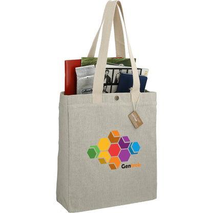 Repose 10oz Recycled Cotton Box Tote w/Snap