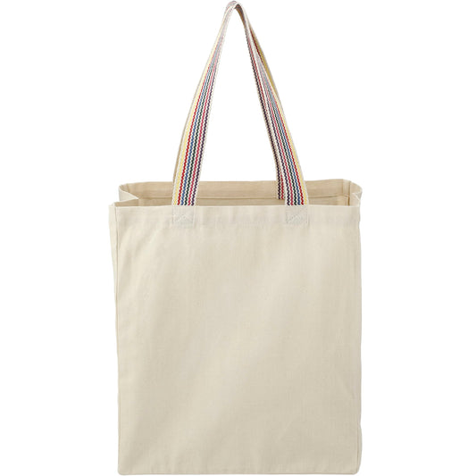 Rainbow Recycled 6oz Cotton Grocery Tote