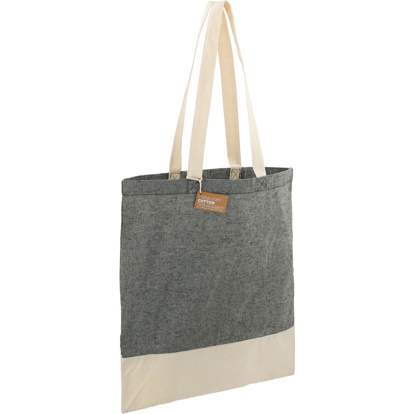 Split Recycled 5oz Cotton Twill Convention Tote