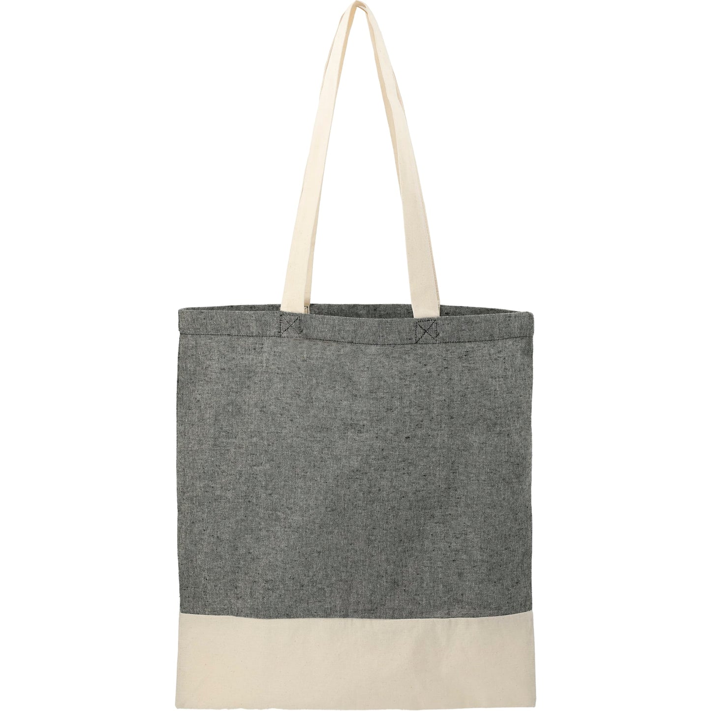 Split Recycled 5oz Cotton Twill Convention Tote