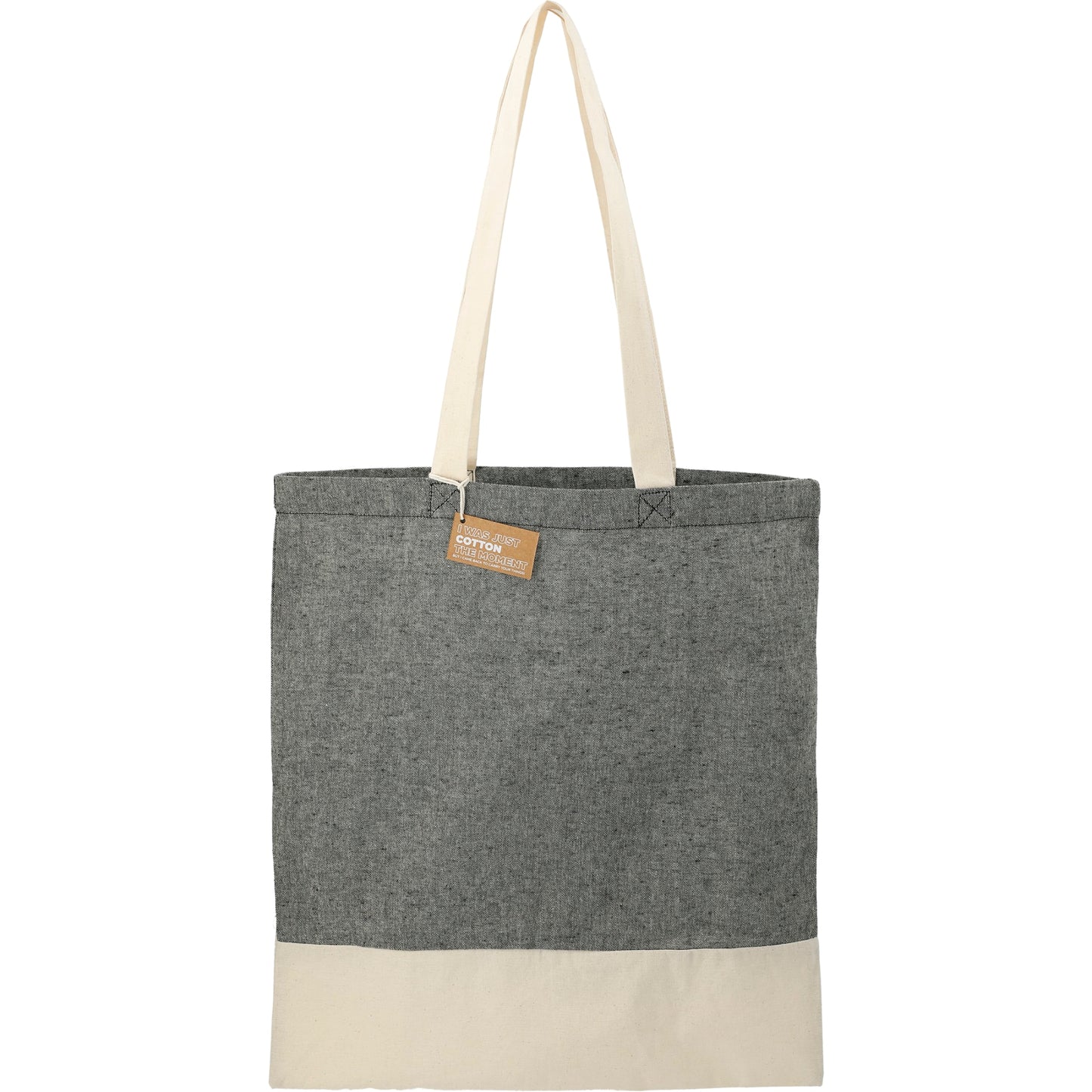 Split Recycled 5oz Cotton Twill Convention Tote