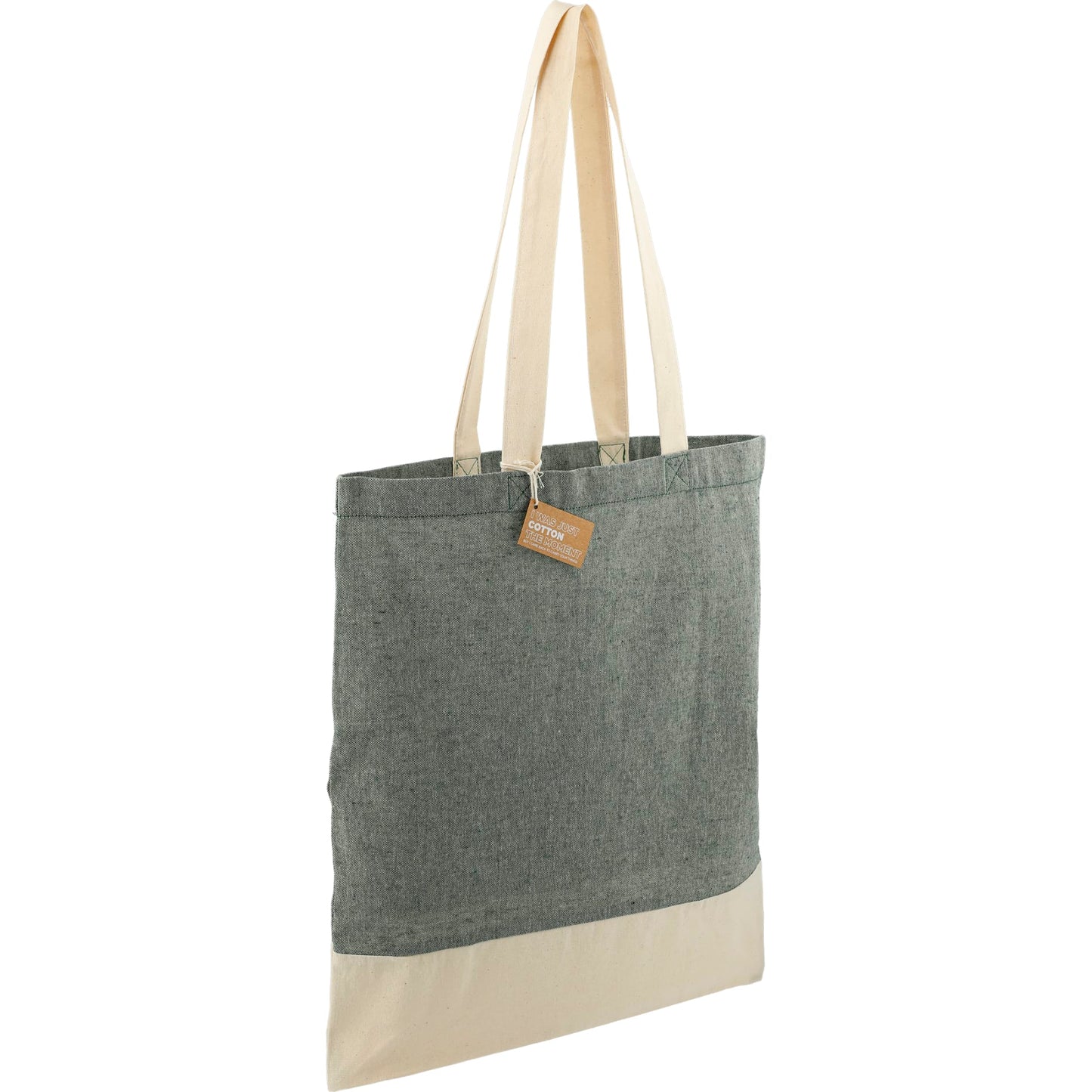 Split Recycled 5oz Cotton Twill Convention Tote