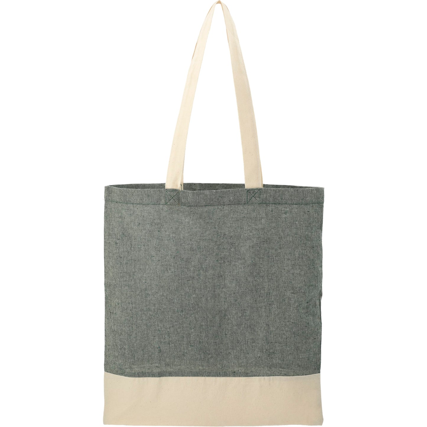 Split Recycled 5oz Cotton Twill Convention Tote