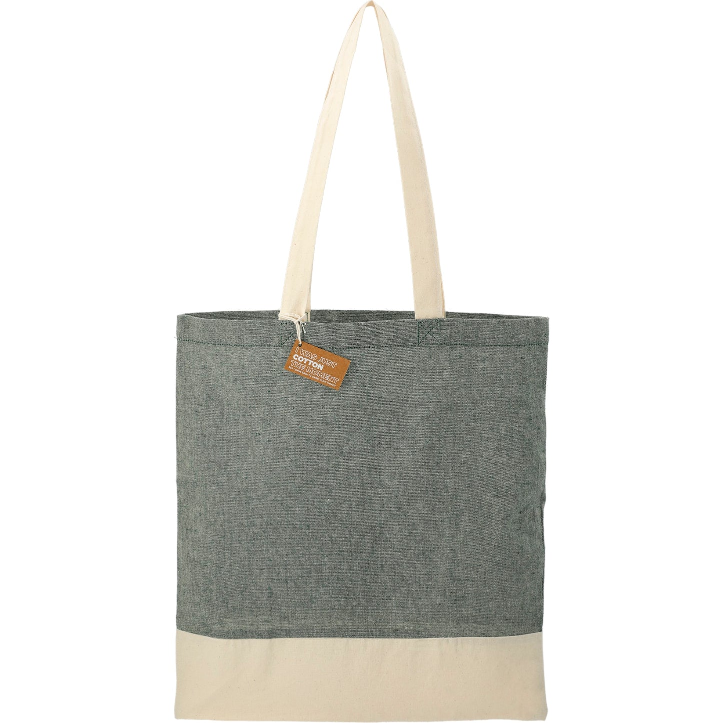 Split Recycled 5oz Cotton Twill Convention Tote