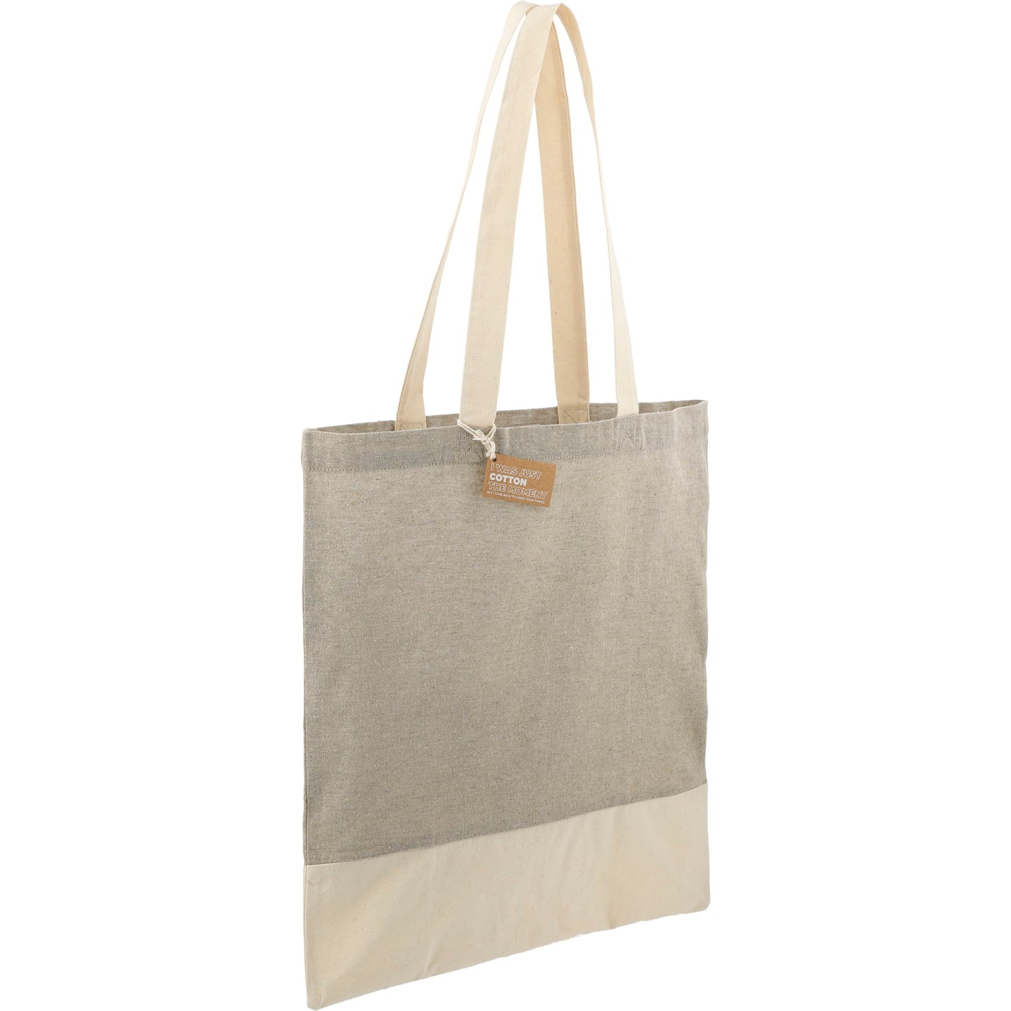 Split Recycled 5oz Cotton Twill Convention Tote