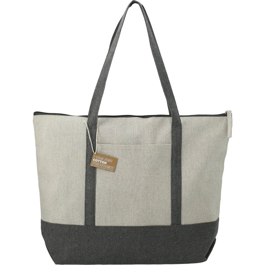 Repose 10oz Recycled Cotton Zippered Tote