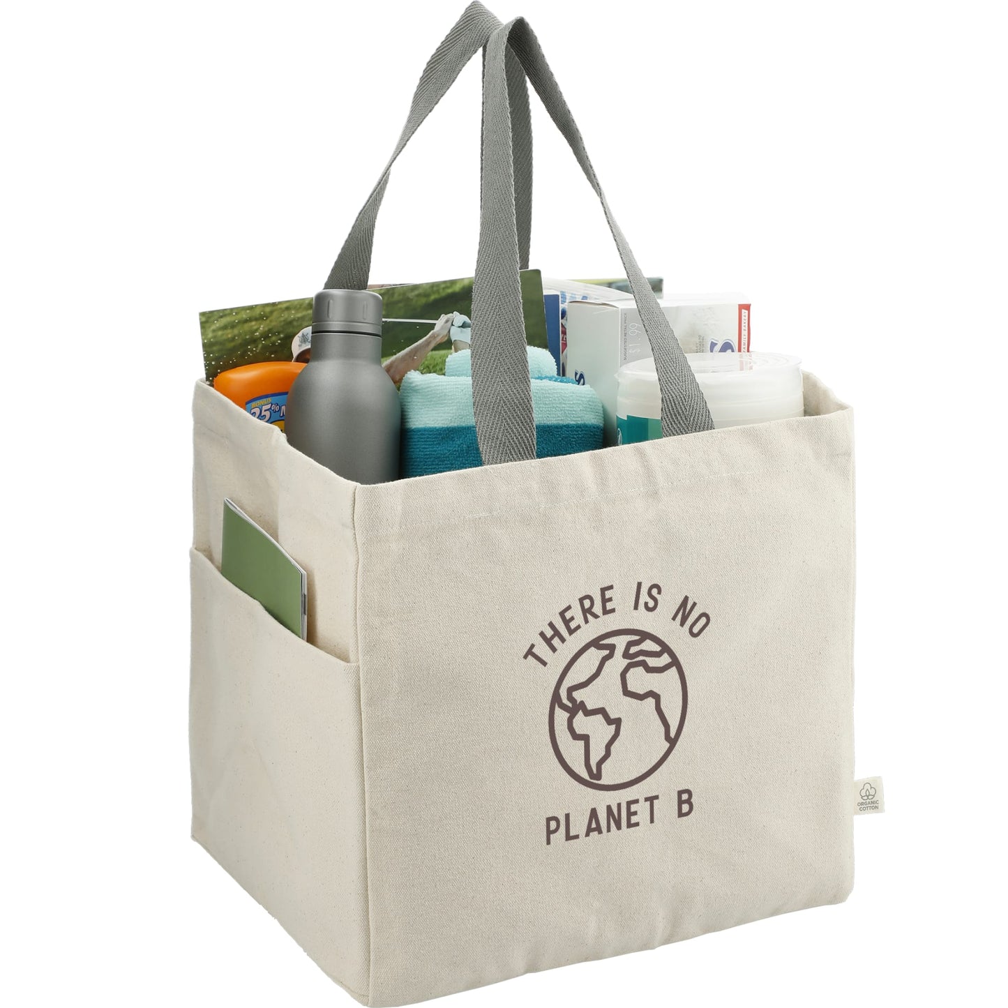 Organic 14oz Cotton Shopper Tote