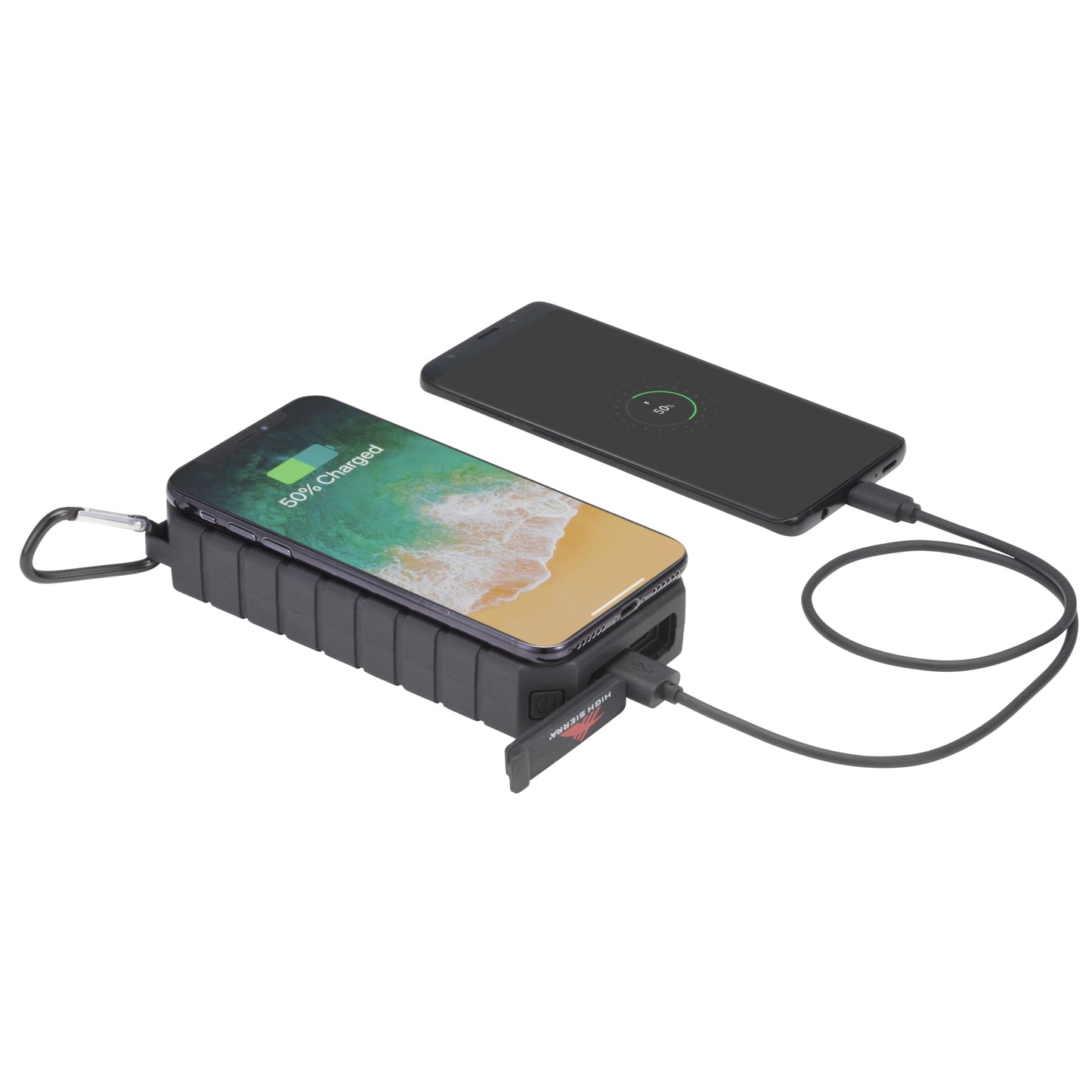 High Sierra® IPX 5 Solar Fast Wireless Power Bank