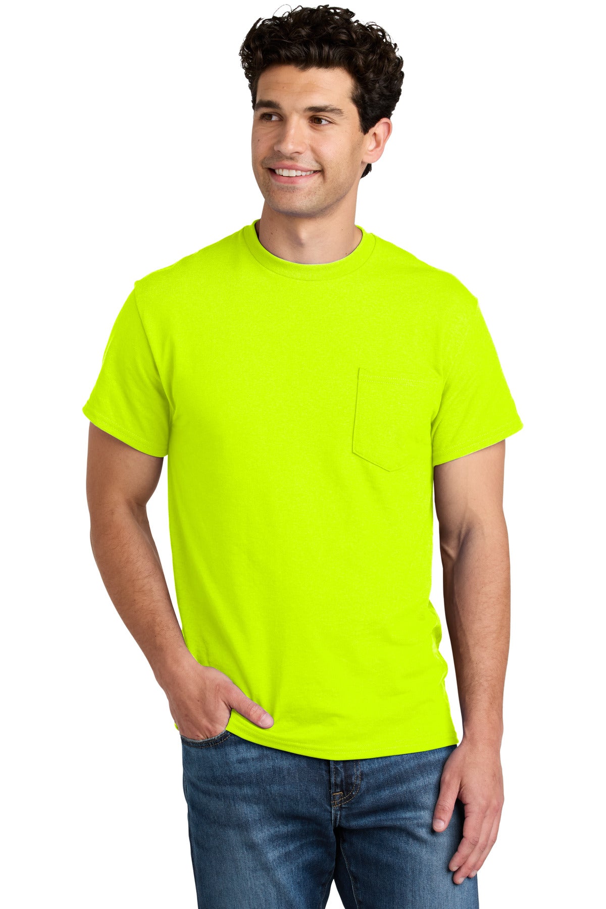 Gildan® - DryBlend® 50 Cotton/50 Poly Pocket T-Shirt