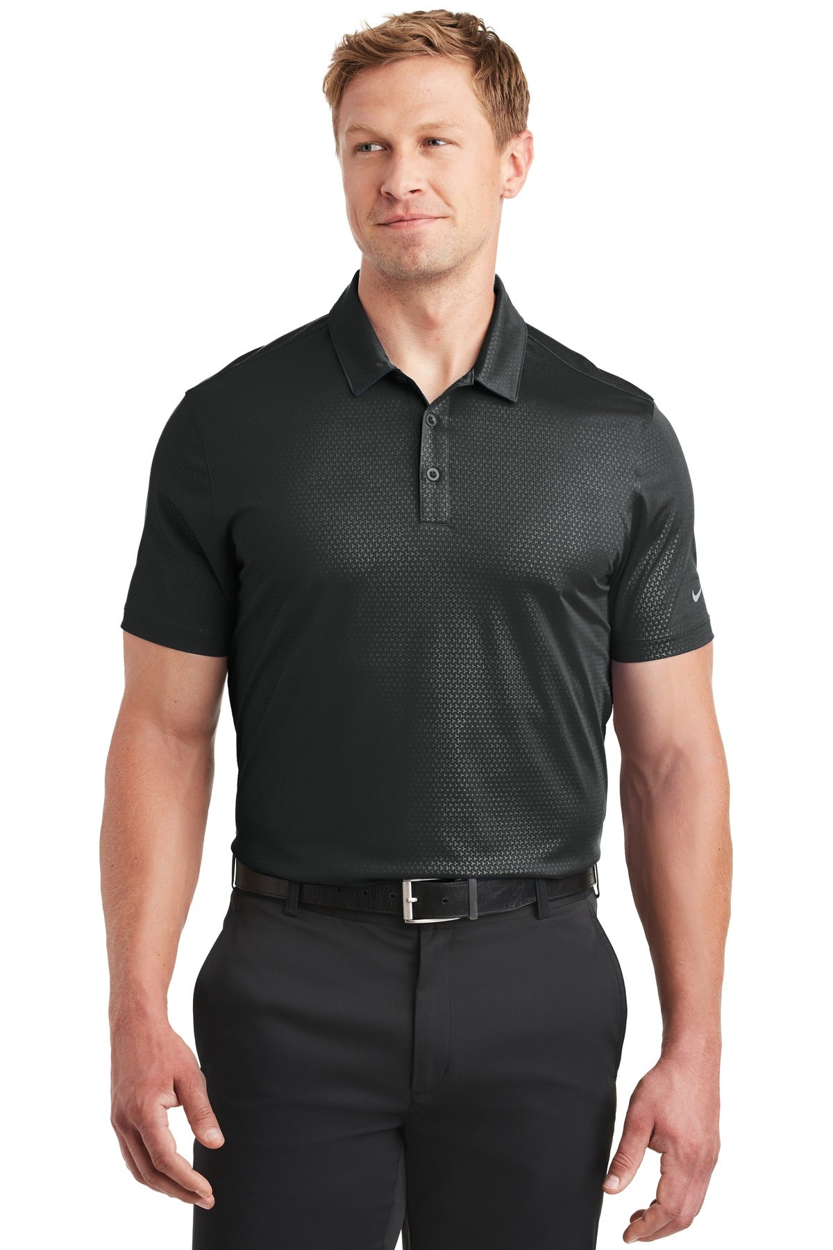 Nike Dri-FIT Embossed Tri-Blade Polo