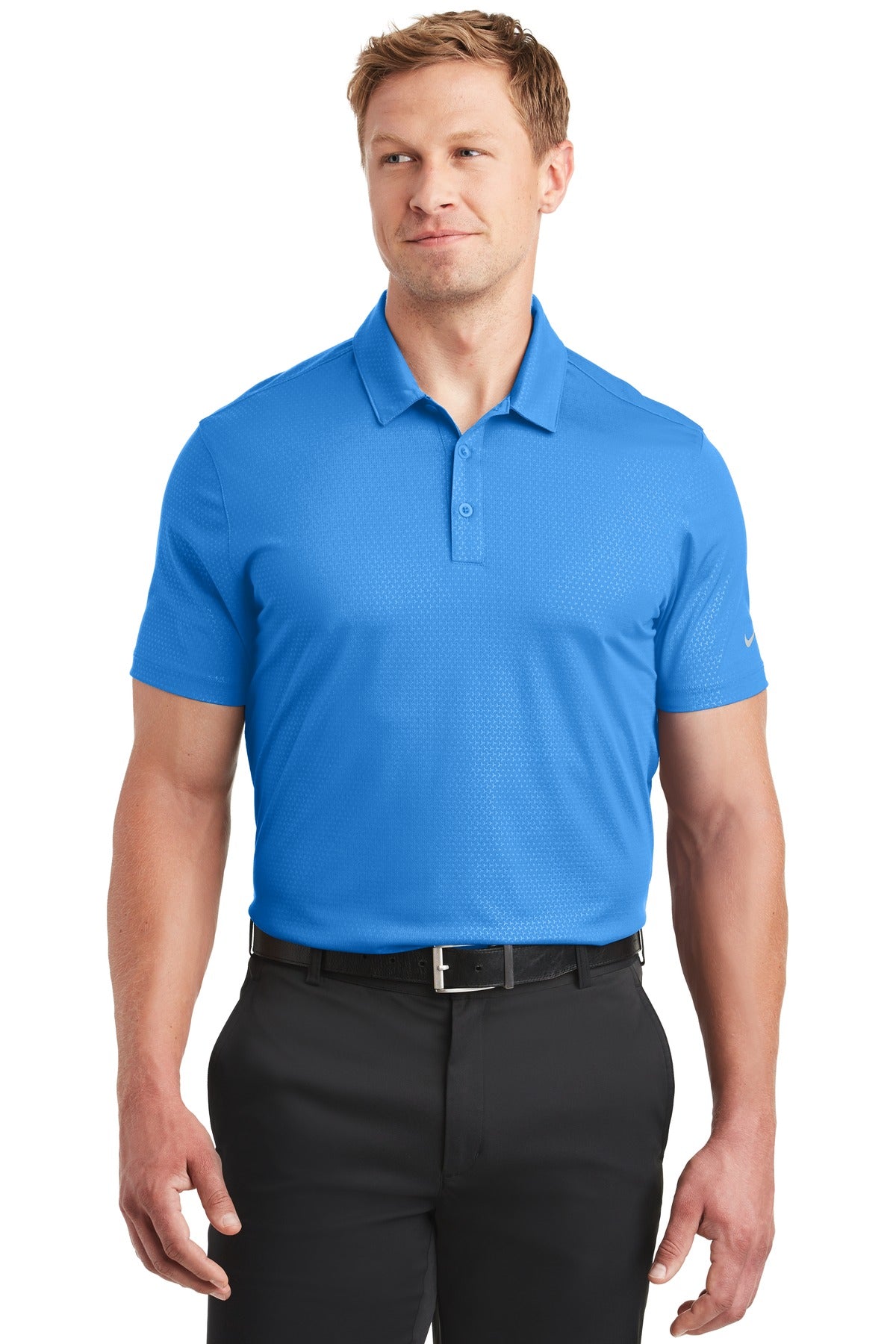 Nike Dri-FIT Embossed Tri-Blade Polo