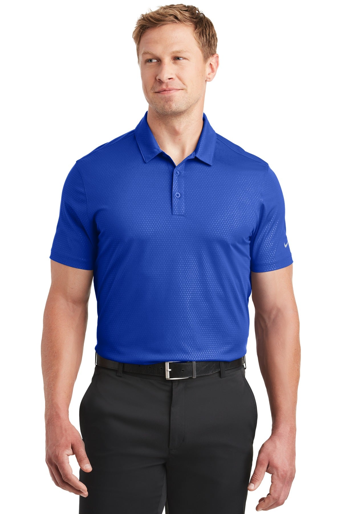 Nike Dri-FIT Embossed Tri-Blade Polo