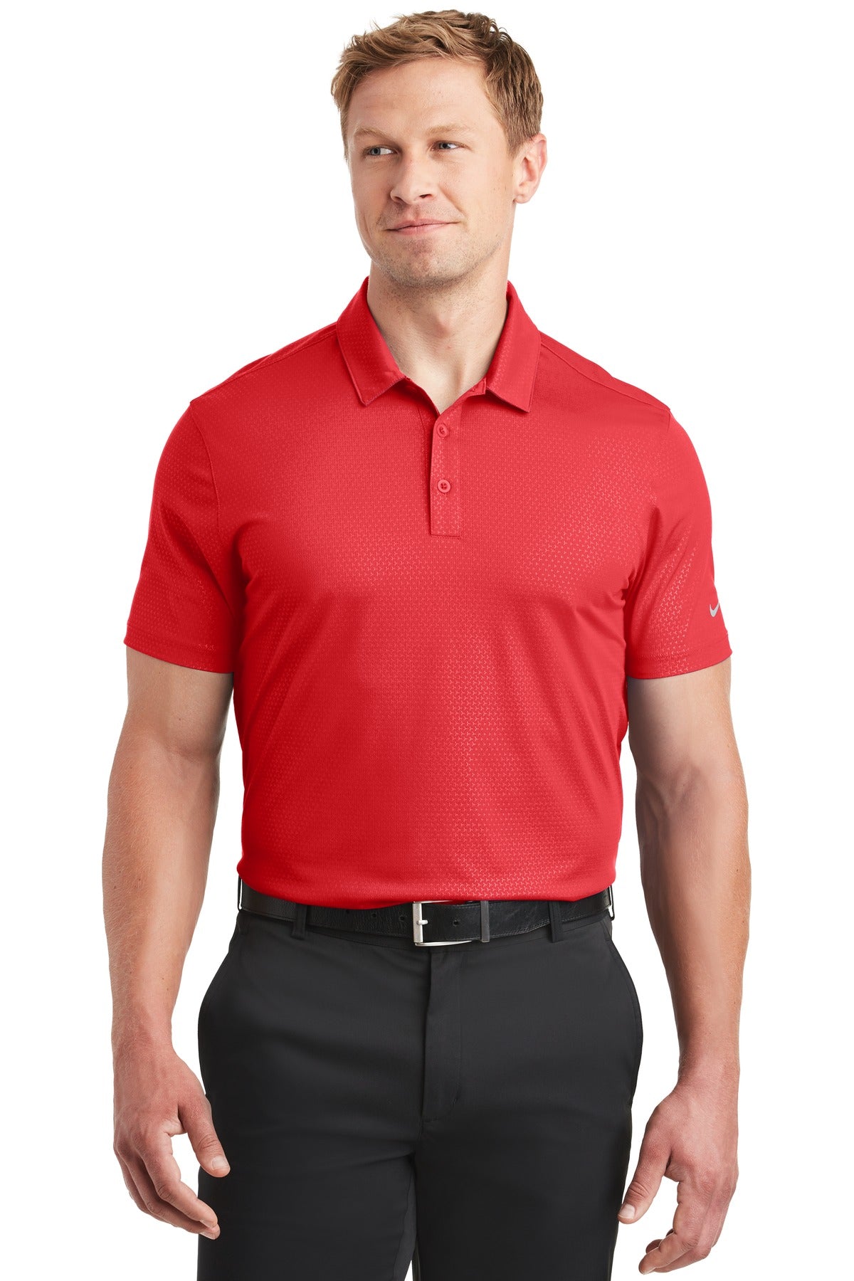 Nike Dri-FIT Embossed Tri-Blade Polo