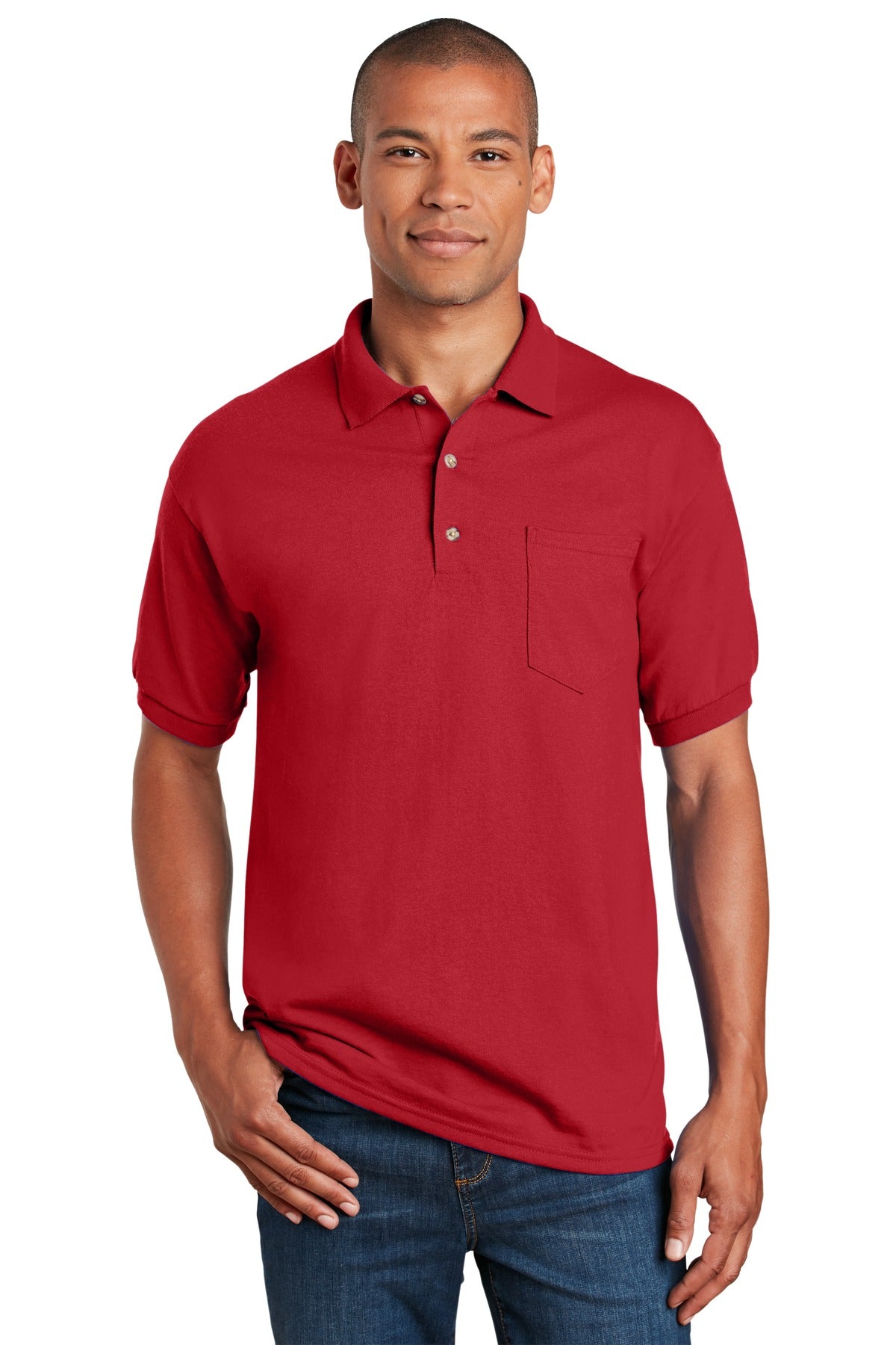 Gildan® DryBlend® 6-Ounce Jersey Knit Sport Shirt with Pocket