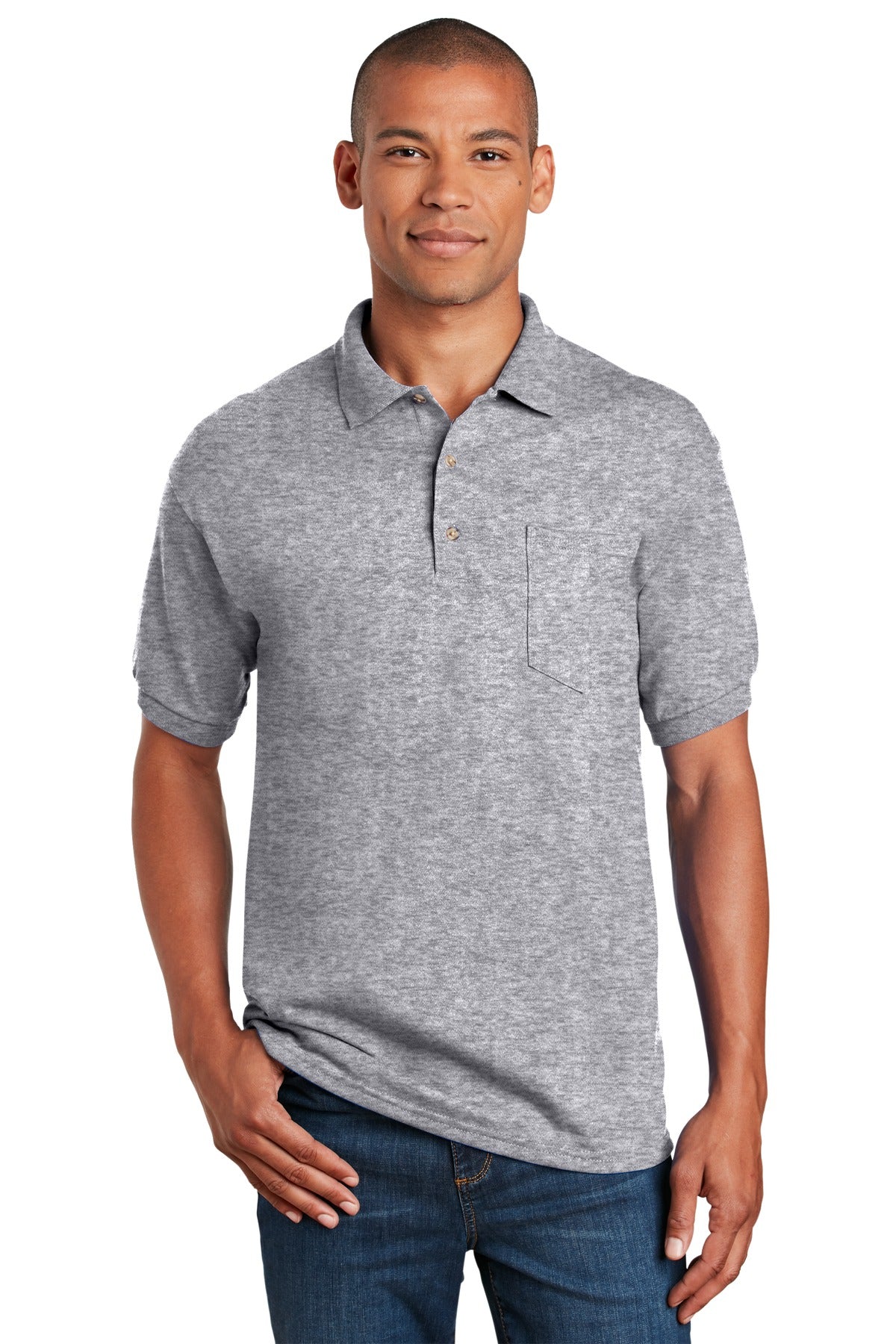 Gildan® DryBlend® 6-Ounce Jersey Knit Sport Shirt with Pocket