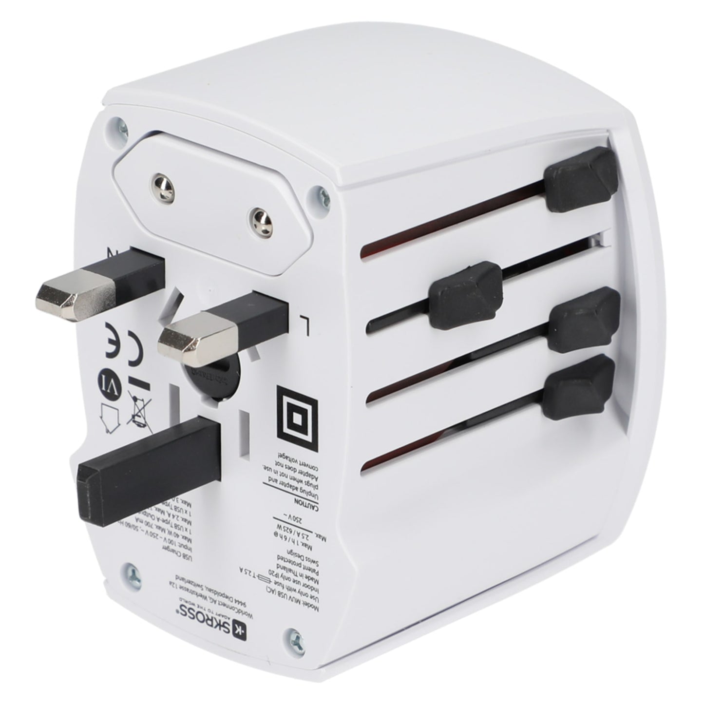 SKROSS World Travel Adapter MUV USB Type A & Type