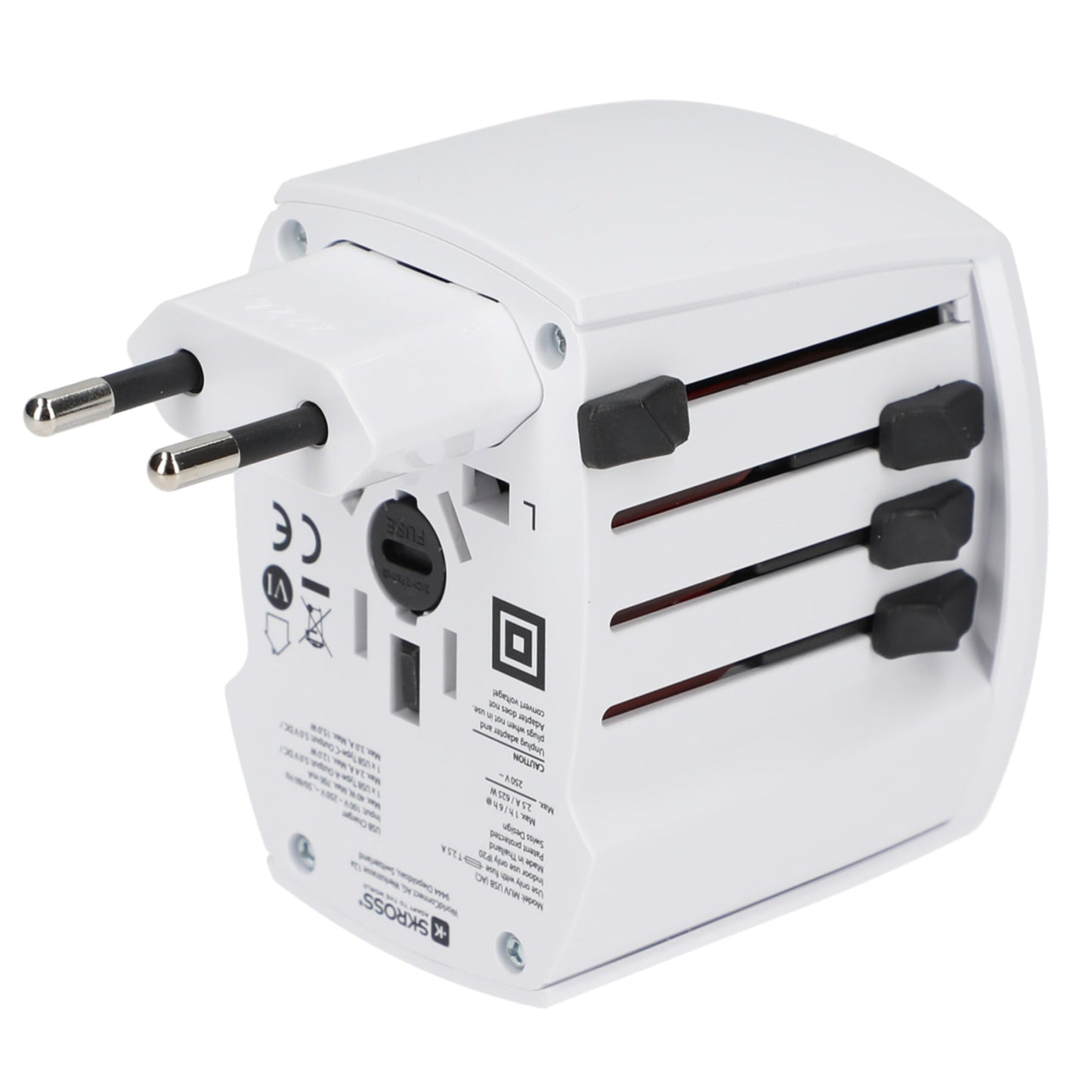 SKROSS World Travel Adapter MUV USB Type A & Type