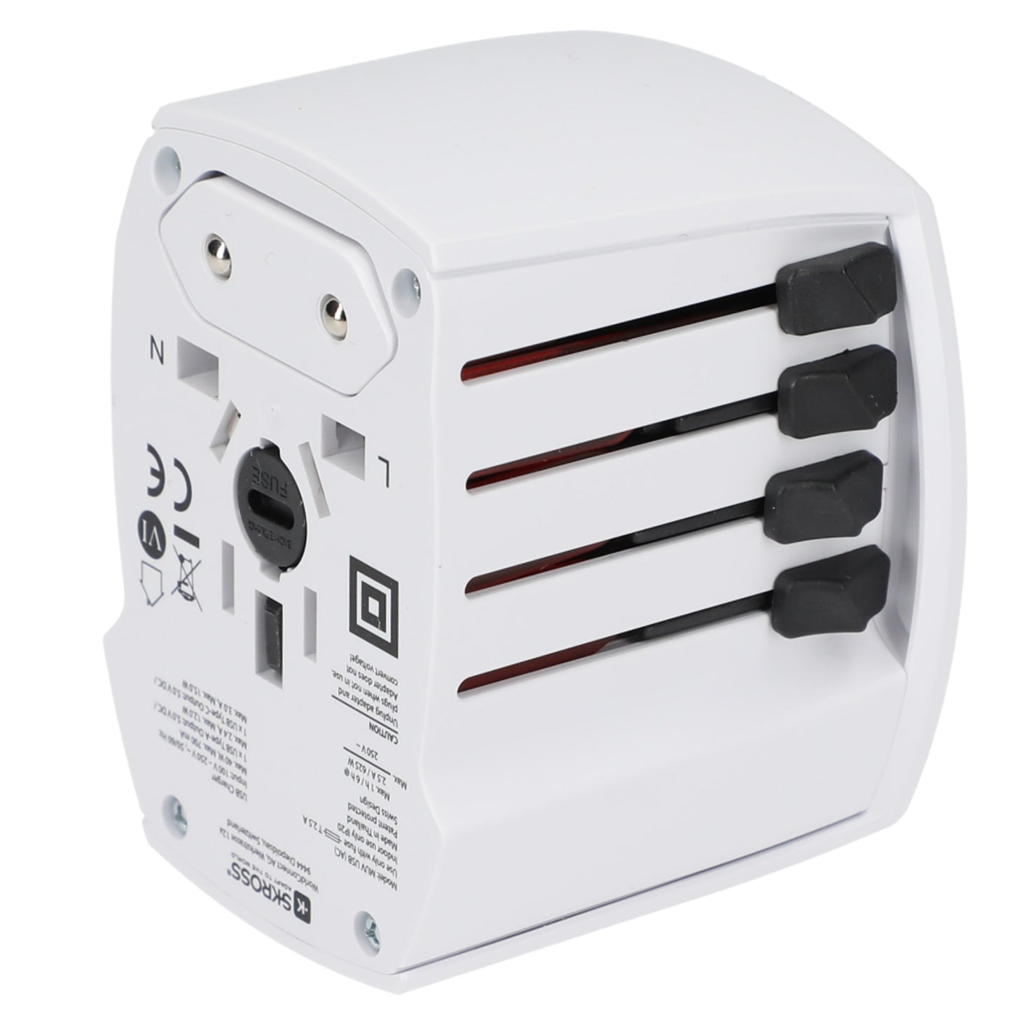 SKROSS World Travel Adapter MUV USB Type A & Type