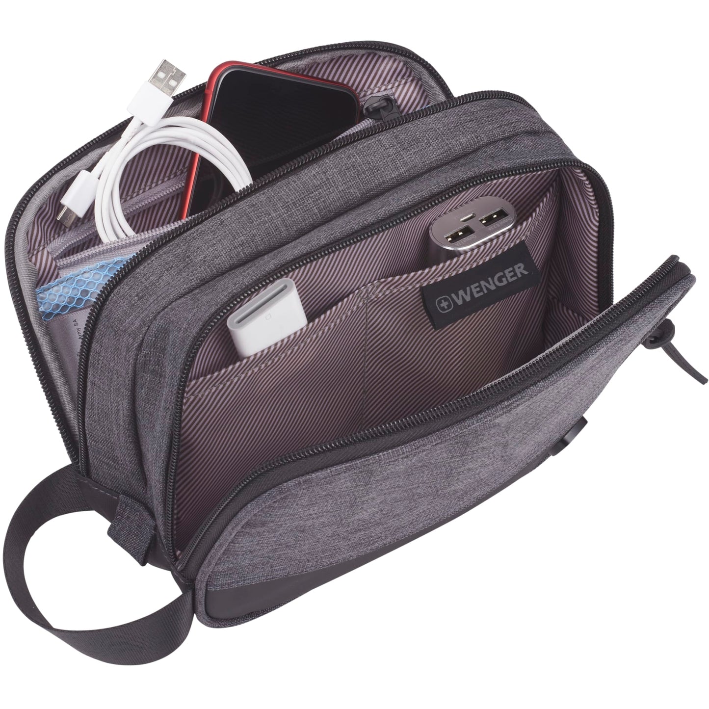 Wenger RPET Dual Compartment Dopp Kit