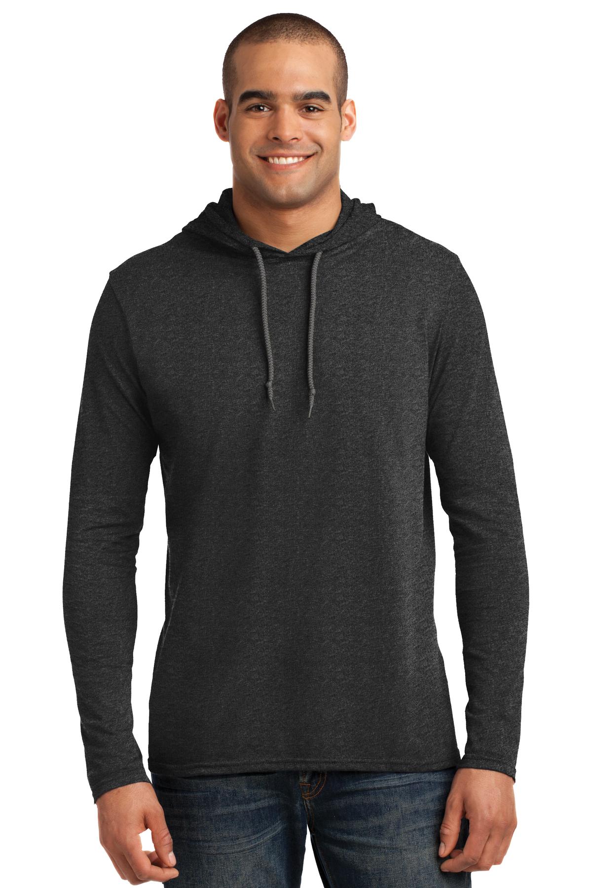 Gildan® 100% Ring Spun Cotton Long Sleeve Hooded T-Shirt