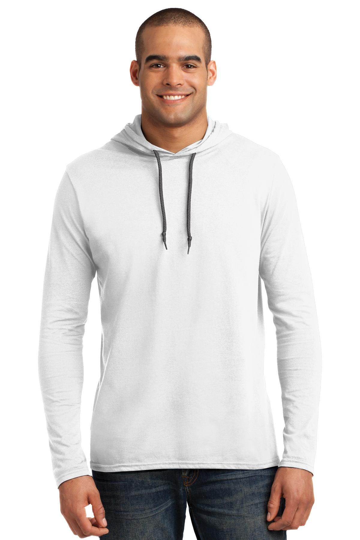 Gildan® 100% Ring Spun Cotton Long Sleeve Hooded T-Shirt