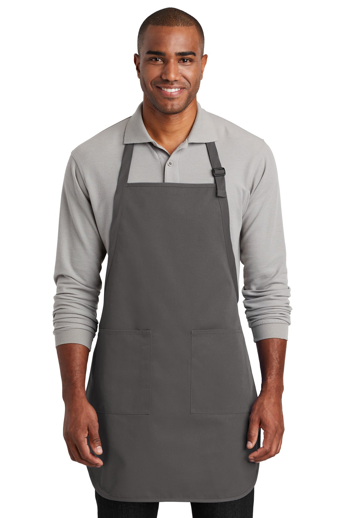 Port Authority® Full-Length Two-Pocket Bib Apron