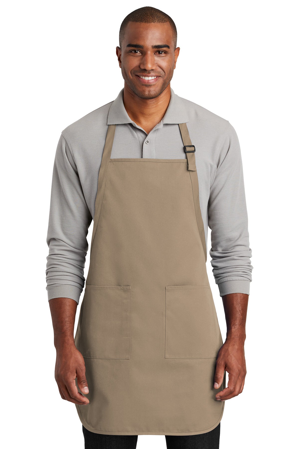 Port Authority® Full-Length Two-Pocket Bib Apron