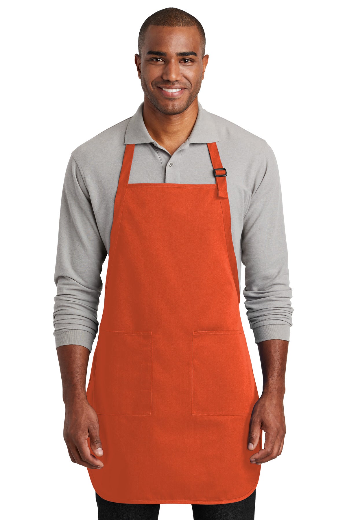 Port Authority® Full-Length Two-Pocket Bib Apron