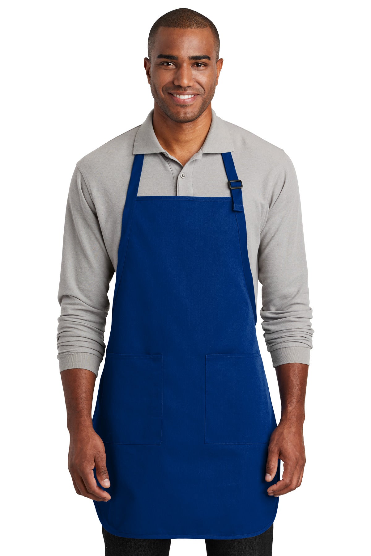 Port Authority® Full-Length Two-Pocket Bib Apron