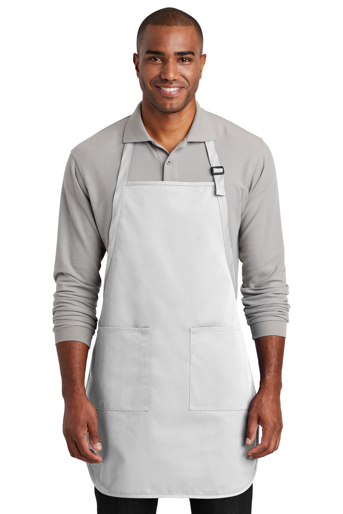 Port Authority® Full-Length Two-Pocket Bib Apron