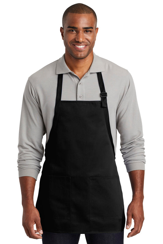 Port Authority® Medium-Length Two-Pocket Bib Apron