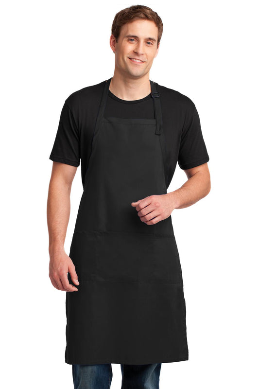 Port Authority® Easy Care Extra Long Bib Apron with Stain Release