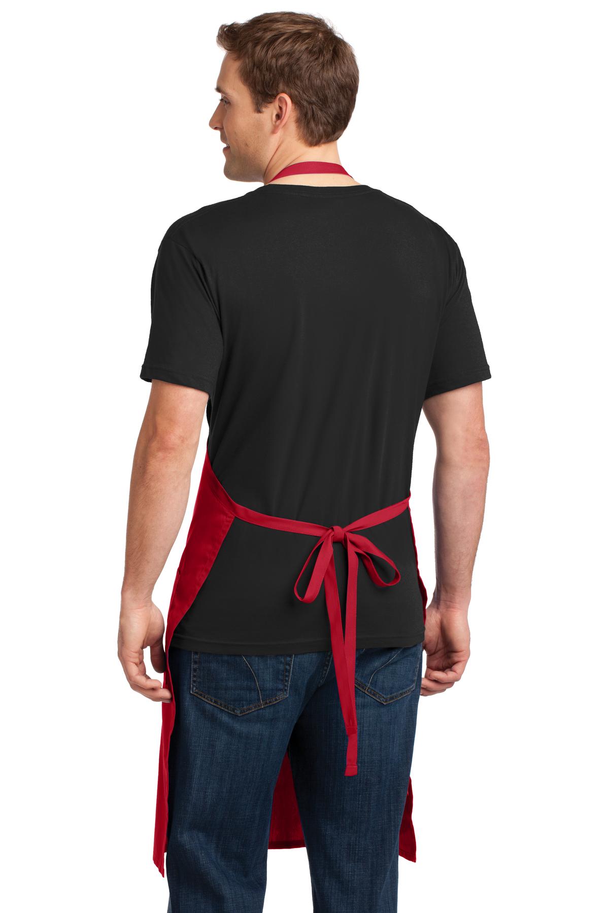 Port Authority® Easy Care Extra Long Bib Apron with Stain Release