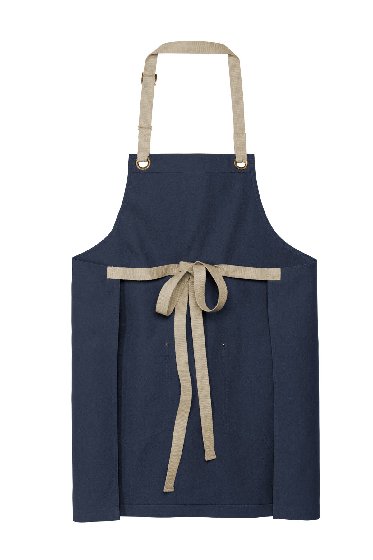 Port Authority® Canvas Full-Length Two-Pocket Apron