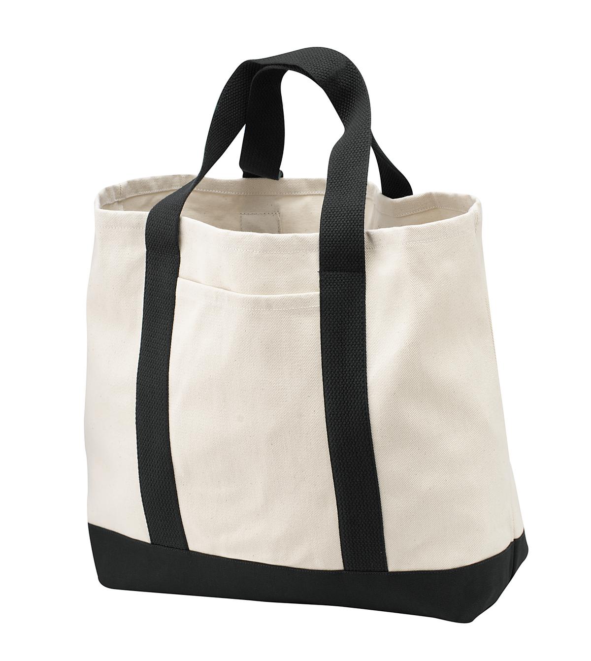 Port Authority® - Ideal Twill Two-Tone Shopping Tote