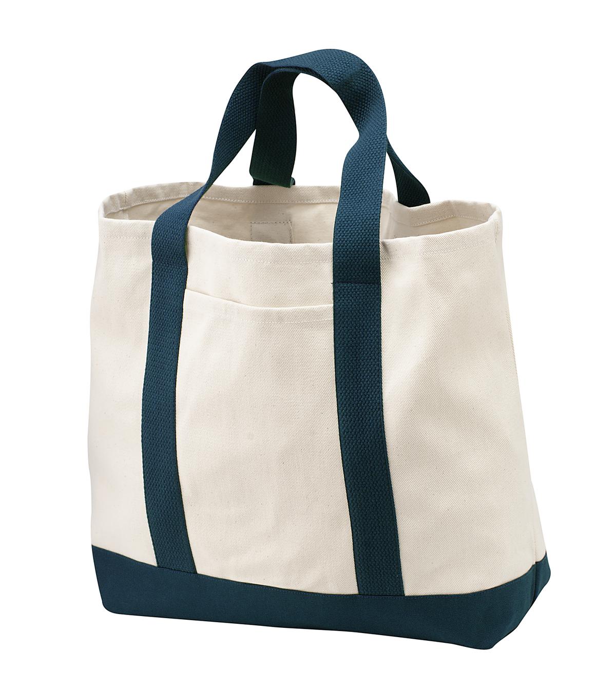 Port Authority® - Ideal Twill Two-Tone Shopping Tote