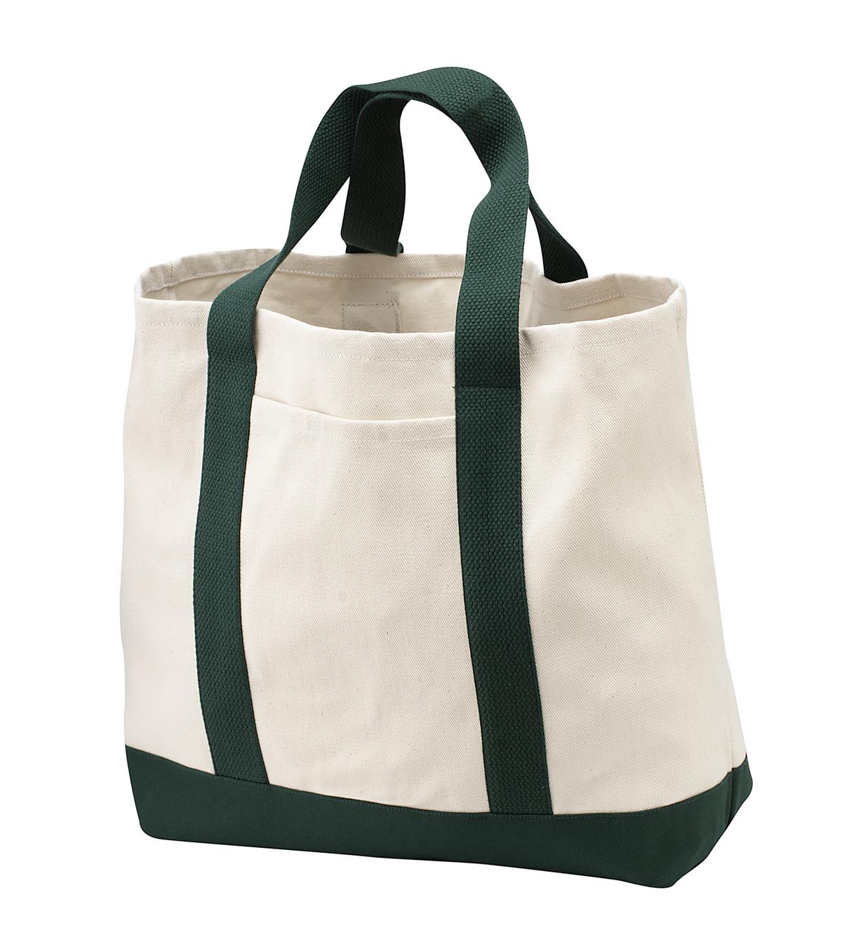 Port Authority® - Ideal Twill Two-Tone Shopping Tote