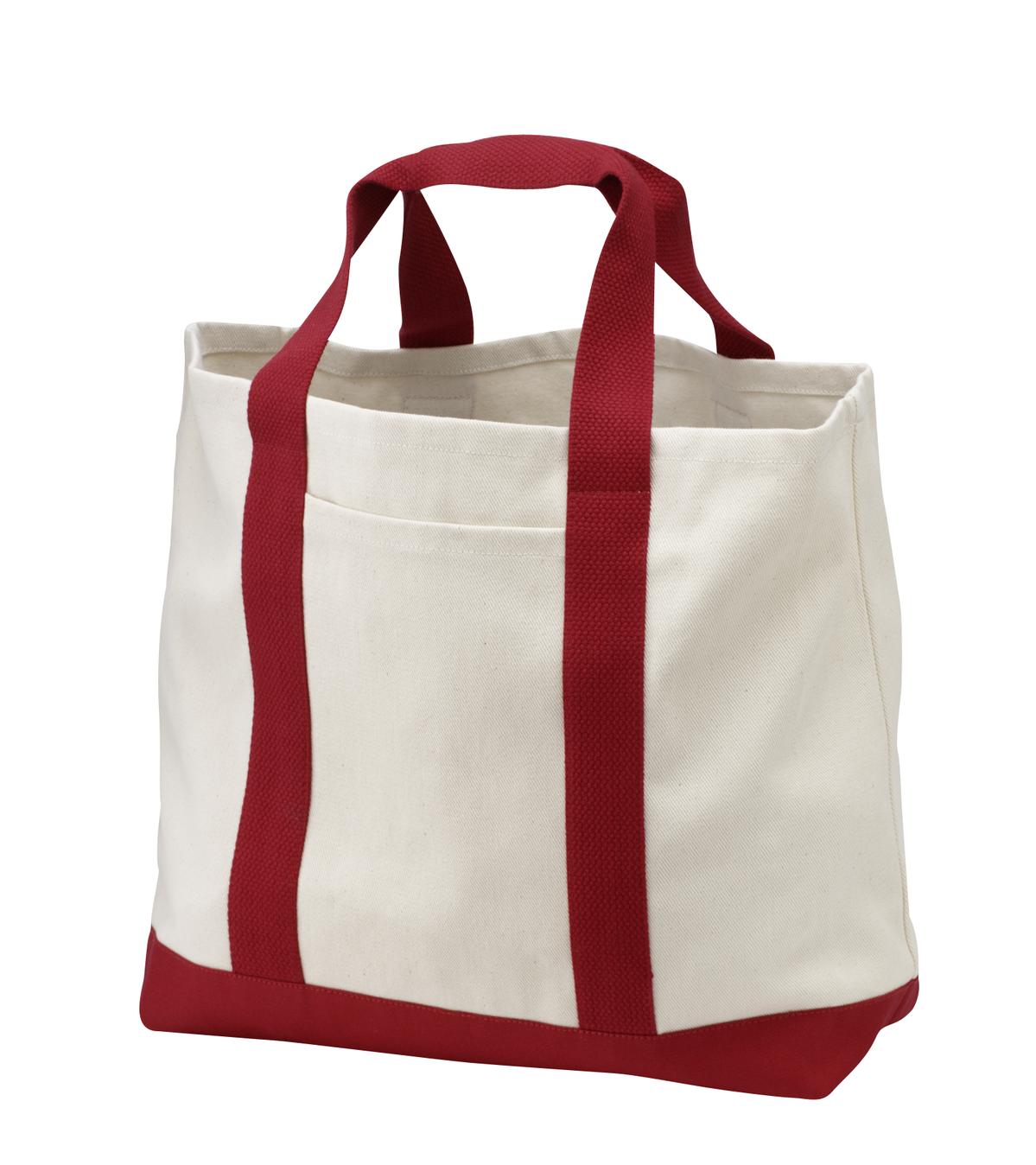 Port Authority® - Ideal Twill Two-Tone Shopping Tote