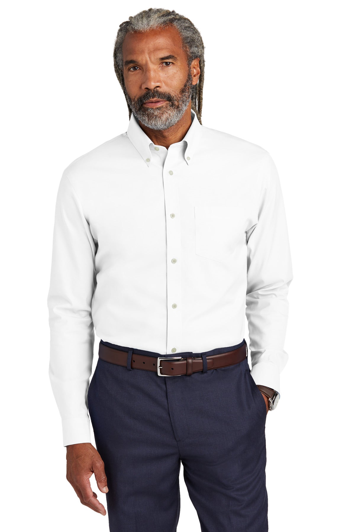 Brooks Brothers® Wrinkle-Free Stretch Pinpoint Shirt