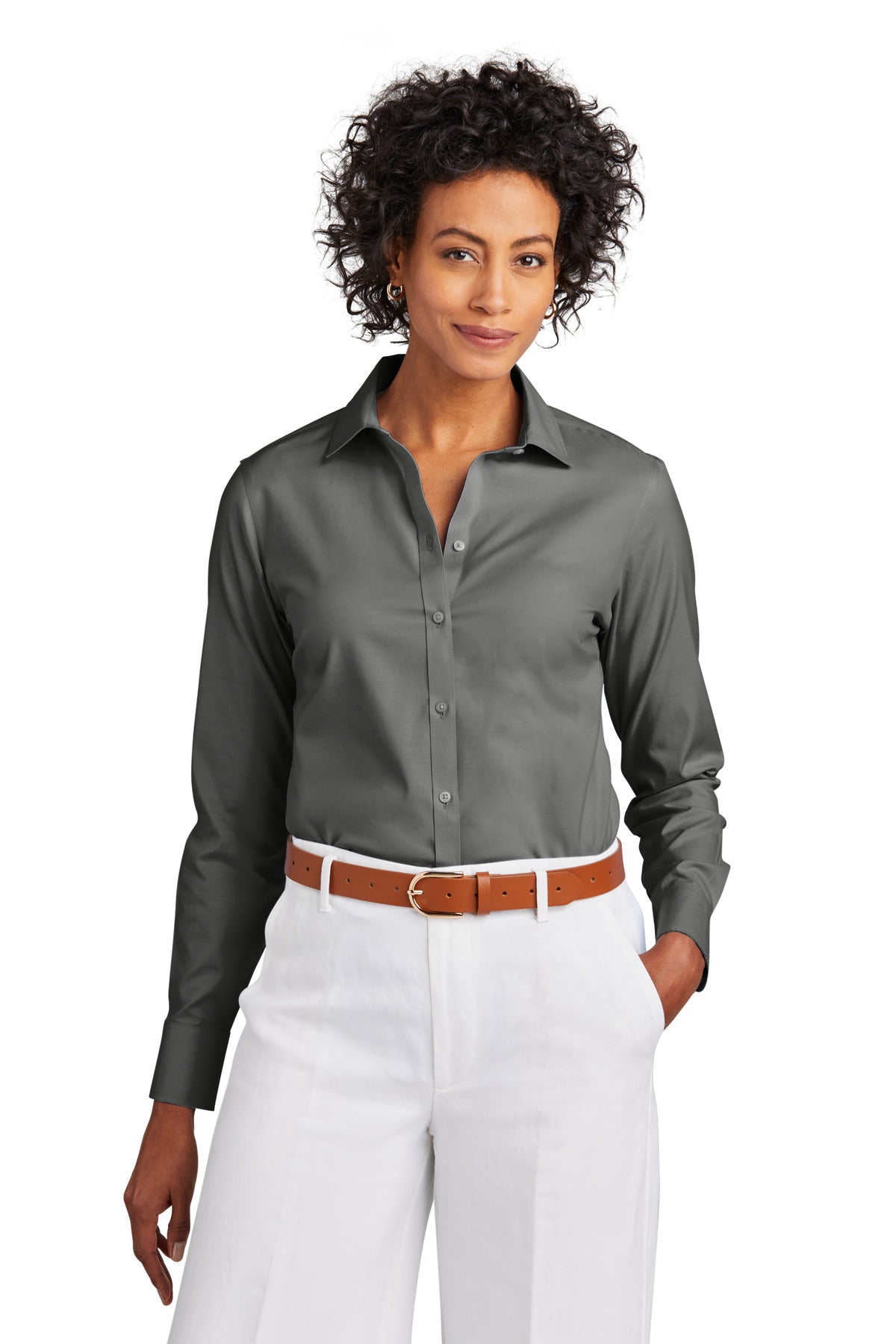 Brooks Brothers® Women's Wrinkle-Free Stretch Pinpoint Shirt